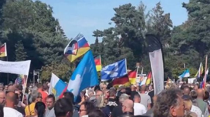 العاصمة الألمانية تشهد مظاهرات دعما لروسيا