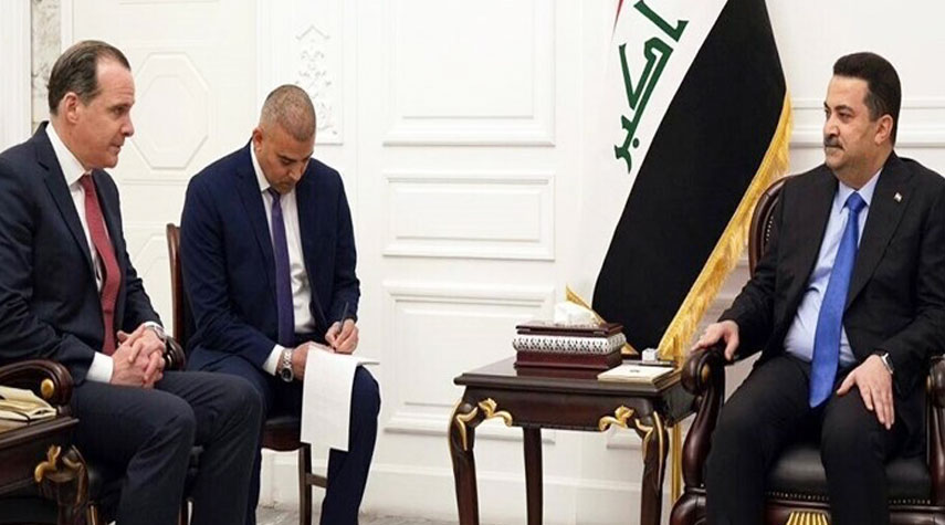 العراق... السوداني يستقبل منسّق البيت الأبيض لشؤون غرب اسيا