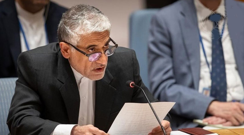 ايران: على مجلس الأمن أن يدعم الشعب الفلسطيني 