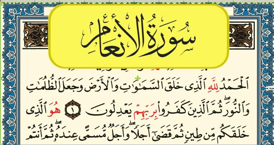 الوصايا القرآنية في سورة الأنعام!