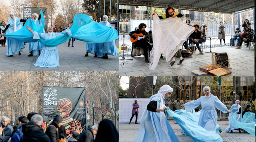 بالصور من ايران.. المهرجان الدولي لمسرح الشارع في طهران