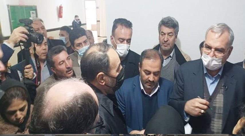 وزير الصحة الايراني: انخفاض عدد مرضى الموجة الثامنة من كورونا