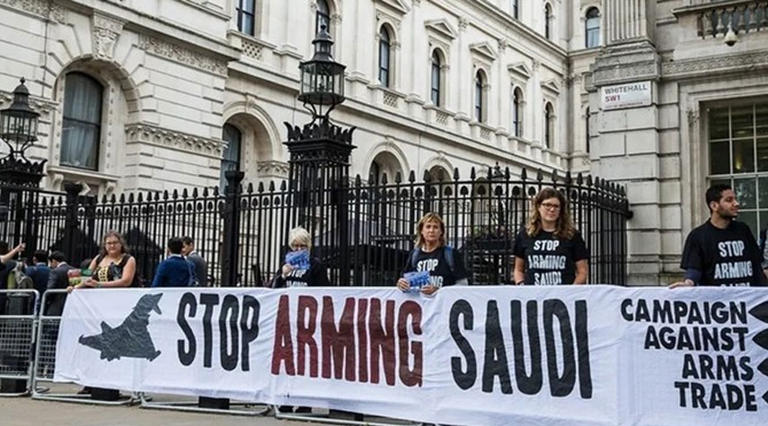 وقفة في لندن تطالب بوقف بيع الأسلحة إلى الحكومة السعودية