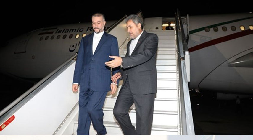 وزير الخارجية الايراني يصل كراكاس.. المحطة الثانية لجولته في امريكا اللاتينية