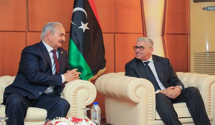 باشاغا يبحث مع حفتر الوجود العسكري الغربي والتطورات في ليبيا