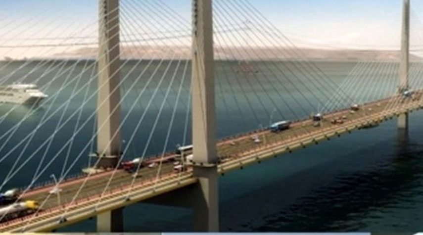 استئناف بناء جسر بحري يربط جزيرة "قشم" بميناء "خمير"