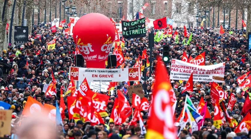 إضرابات جديدة في فرنسا احتجاجا على قانون التقاعد