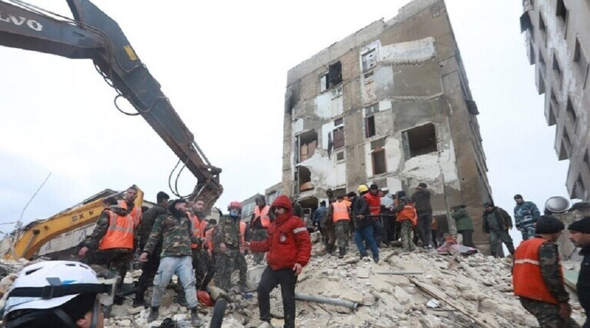 حصيلة زلزال سوريا ترتفع الى 1262 وفاة و2285 إصابة