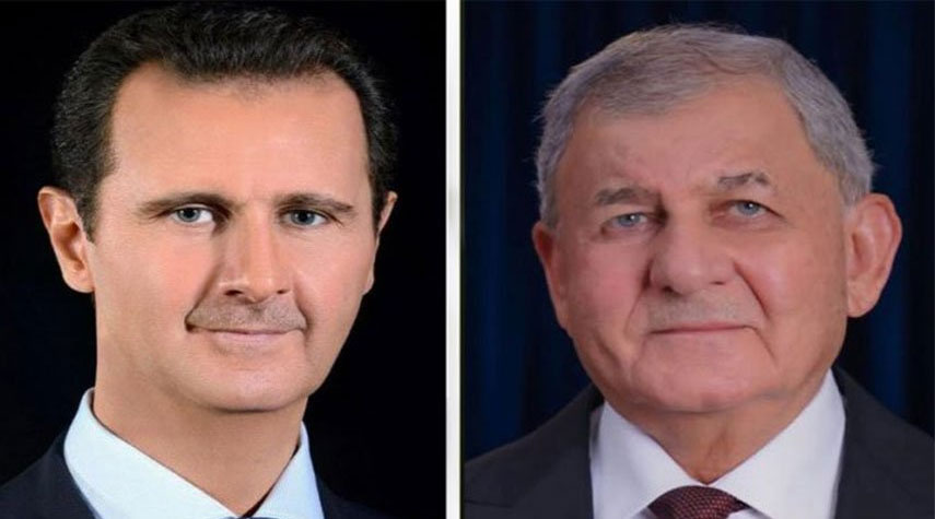 الرئيس العراقي يعزي نظيره السوري بضحايا الزلزال