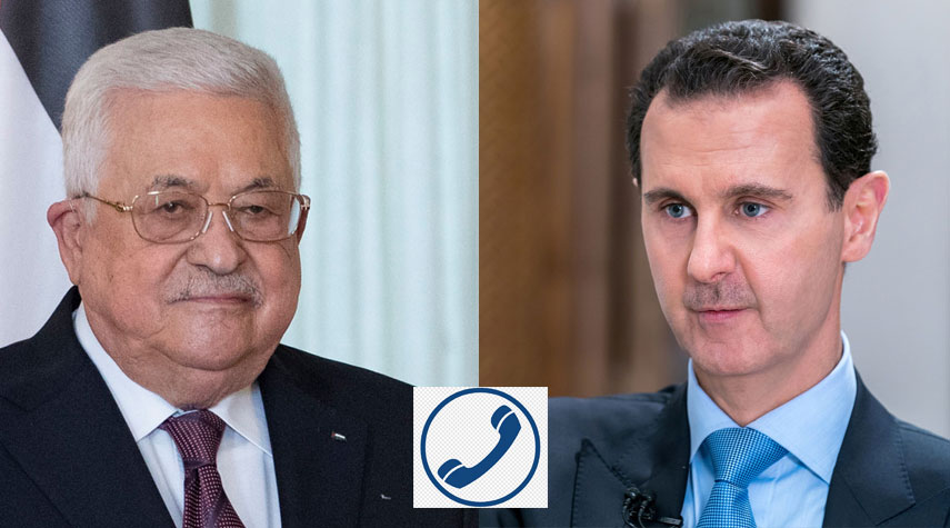 رئيس السلطة الفلسطينية يعزي الرئيس السوري بضحايا الزلزال