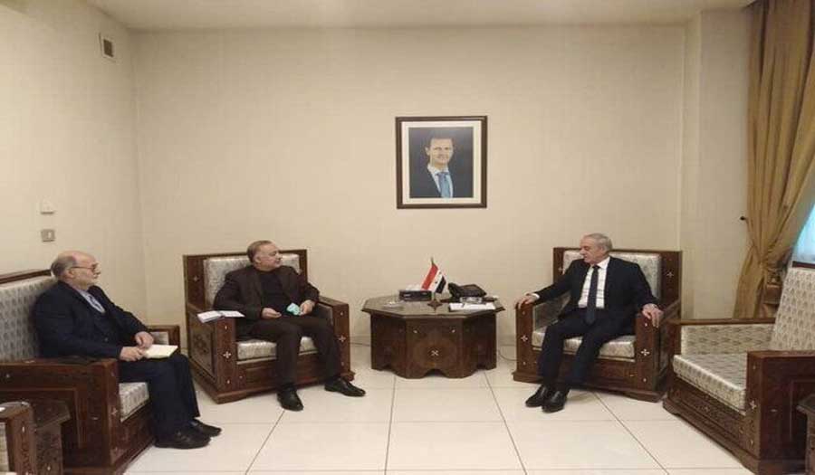 السفير الإيراني يلتقي معاون الخارجية السورية لبحث القضايا الثنائية