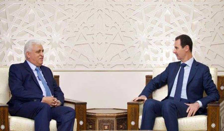 الفياض ينقل رسالة من رئيس الوزراء العراقي الى الرئيس السوري