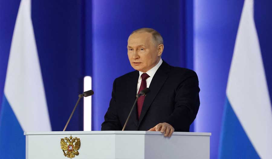 بوتين يعلن تعليق مشاركة روسيا في معاهدة "ستارت"