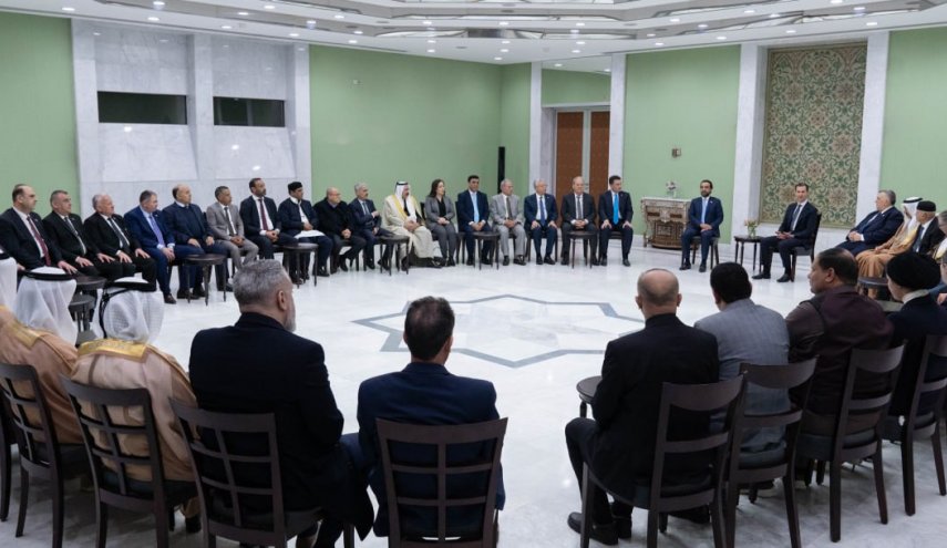 الاسد يلتقي برؤساء واعضاء وفود البرلمانات العربية