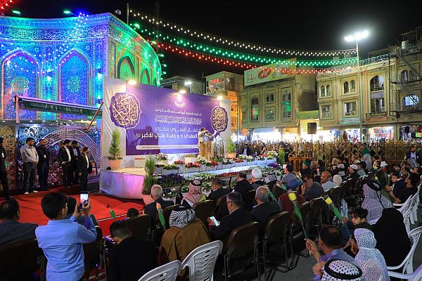 بالصور من العراق.. احتفال بهيج بمناسبة ذكرى ولادة الامام المهدي وعلي الأكبر
