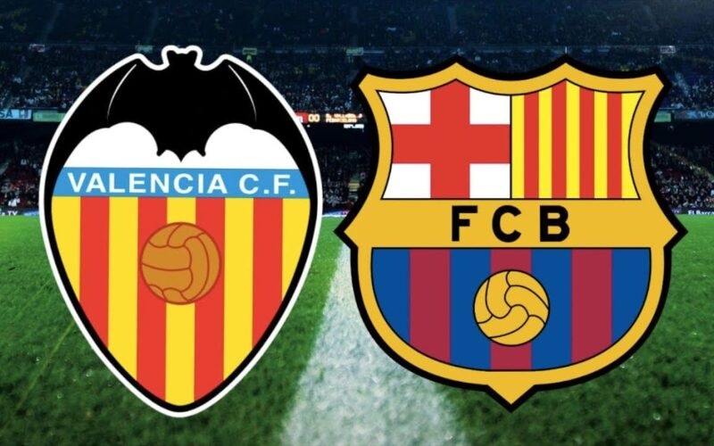 مباراة برشلونة وفالنسيا في الدوري الإسباني!