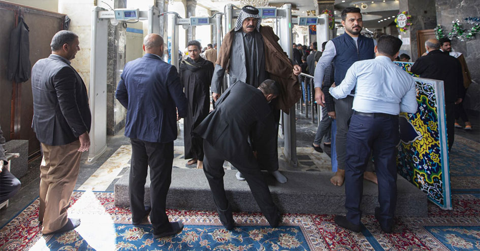 العتبة الحسينية تباشر بخطتها الأمنية لتأمين زيارة النصف من شعبان