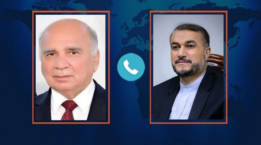 وزير الخارجية العراقي يتلقى اتصالاً من نظيره الإيراني