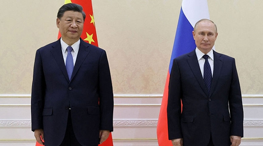 الرئيس الصيني يصل الى الكرملين ويجتمع بالرئيس بوتين