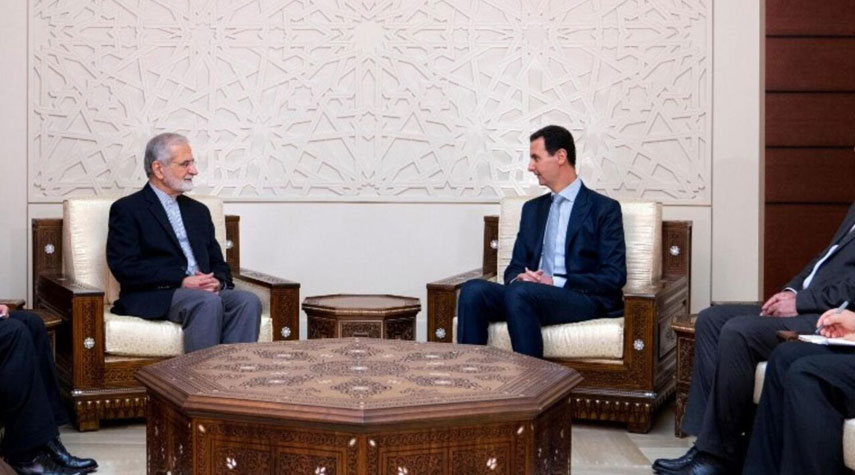 الأسد يستقبل خرازي ويبحث معه التطورات الدولية والإقليمية