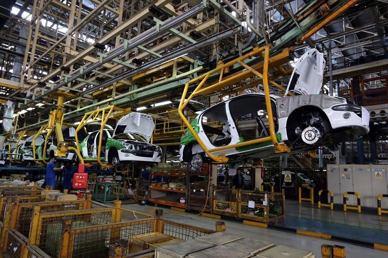 مرتبة إيران عالميا في نمو إنتاج السيارات