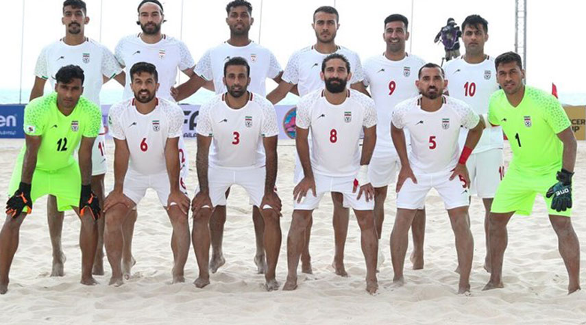 إيران تتأهل الى نهائي كاس امم آسيا لكرة القدم الشاطئية
