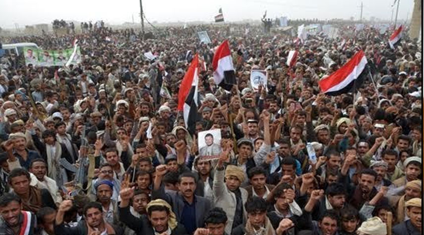 مسيرات مليونية في اليمن إحياءً ليوم الصمود الوطني
