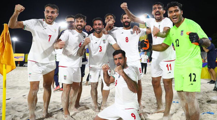 اختيار لاعبين ايرانيين الافضل في بطولة آسيا لكرة القدم الشاطئية