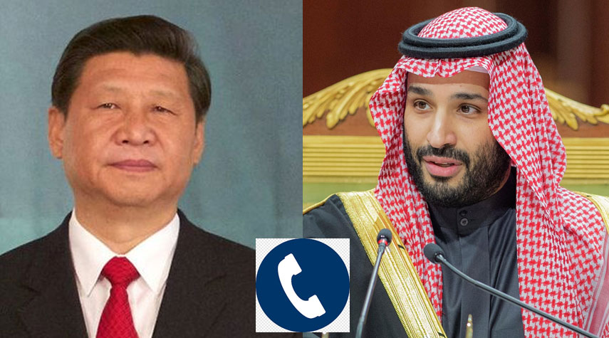 ولي العهد السعودي للرئيس الصيني: نشكر دعمكم جهود تطوير علاقات حسن الجوار