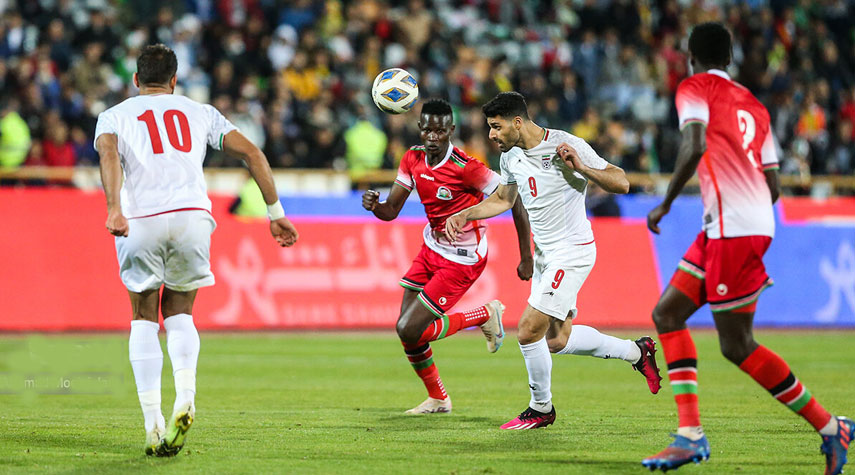 إيران تهزم كينيا كرويا في مباراة ودية