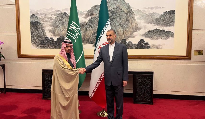وزيرا خارجية ايران والسعودية يلتقيان في بكين 