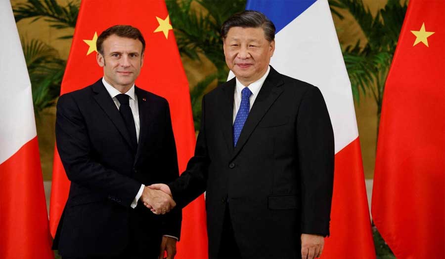 الصين وفرنسا تصدران بيانا مشتركا لدعم مفاوضات رفع العقوبات عن إيران