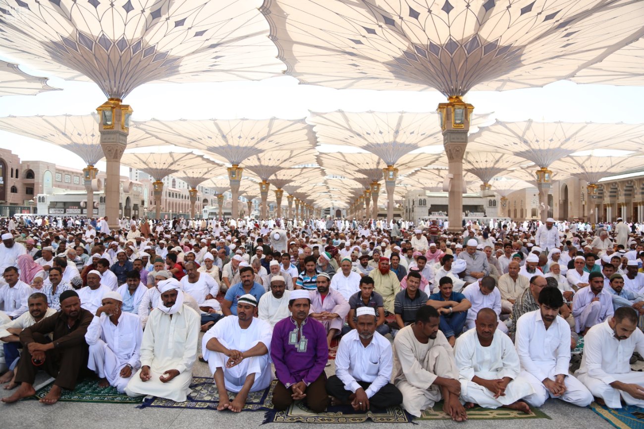 هذا عدد المصلين في المسجد النبوي أثناء شهر رمضان