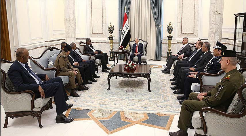 الرئيس العراقي: قطعنا شوطاً جيداً في ترسيخ الأمن والإستقرار