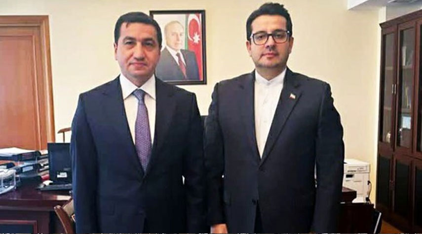 السفير الايراني.. محادثات "صريحة وبناءة" مع مساعد الرئيس الأذربيجاني