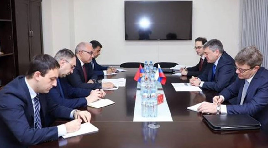 محادثات روسية أرمينية حول التعاون مع ايران