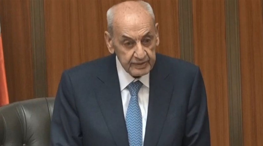 رئيس مجلس النواب اللبناني يدعو للاجتماع الخميس