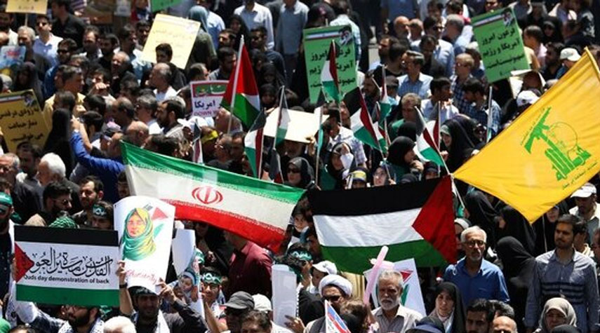 وزارة الدفاع الايرانية : العالم الاسلامي يدعم فلسطين حتى تحرير اخر شبر