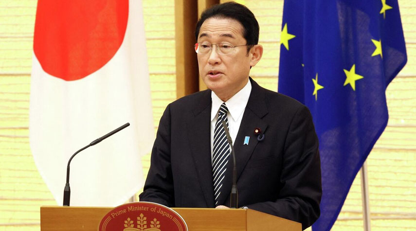 انفجار عنيف خلال خطاب رئيس الوزراء الياباني