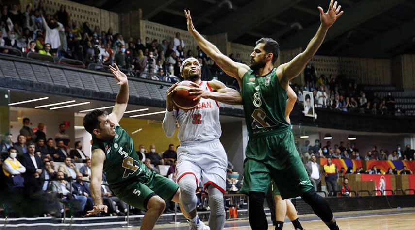 شهرداري جُرجان يفوز على ذوب آهن أصفهان في سوبر غرب آسيا بكرة السلة