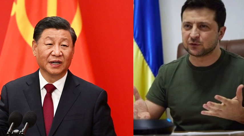 محادثة هاتفية بين الرئيسين الصيني والأوكراني وصفت بالهامة