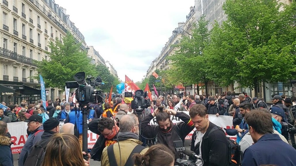 في عيد العمال.. 300 مسيرة احتجاجية في فرنسا