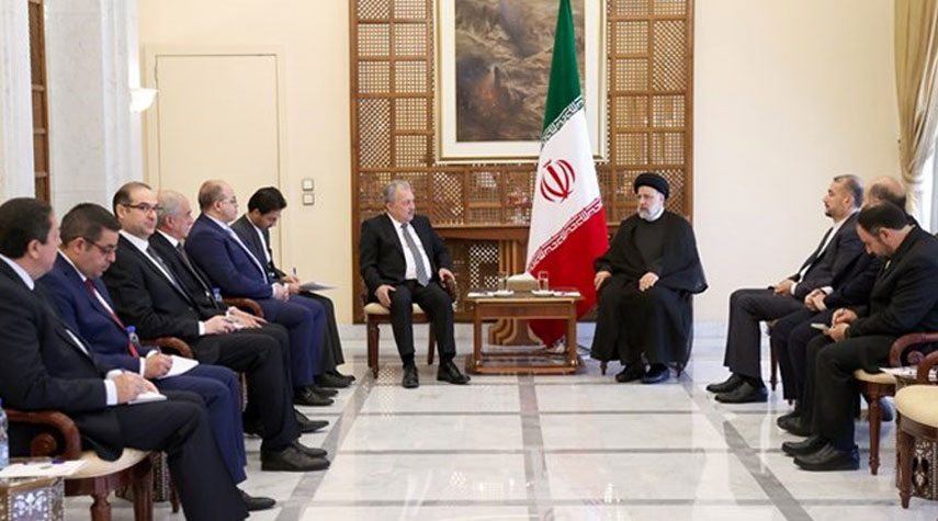 رئيسي: خطة التعاون الشامل بين إيران وسوريا بداية مرحلة جديد للعلاقات بين البلدين