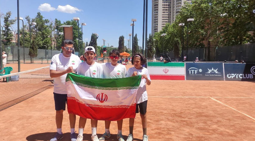 إيران تحرز بطولة غرب آسيا للتنس لفئة الفتيان والفتيات