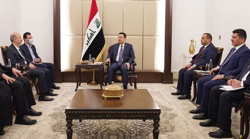 رئيس الوزراء العراقي يستقبل وزير الطاقة الايراني