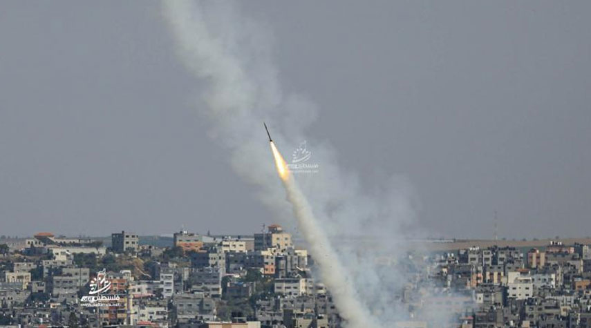 صواريخ المقاومة الفلسطينية تدك مستوطنات الاحتلال في القدس