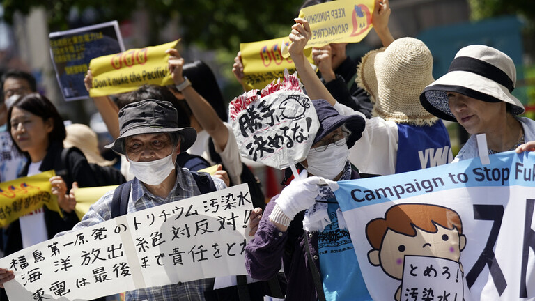 احتجاجات في اليابان على خطة إطلاق مياه مشعة من منشأة فوكوشيما