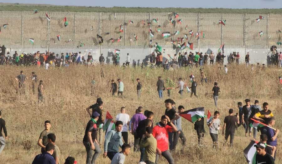 قمع المتظاهرين شرقي غزة رفضاً لـ"مسيرة الأعلام" وسط اقتحامات واسعة للأقصى