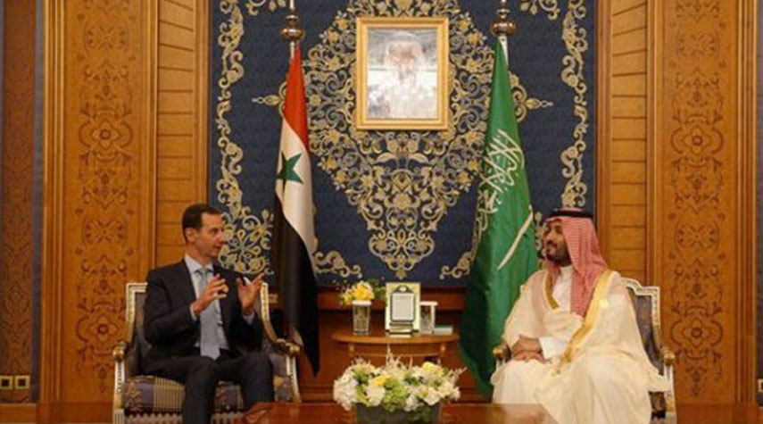 ولي العهد السعودي والرئيس السوري يبحثان العلاقات الثنائية