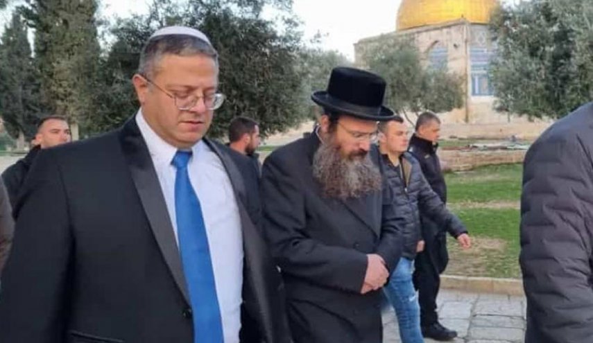  الوزير الصهيوني بن غفير يقتحم المسجد الأقصى